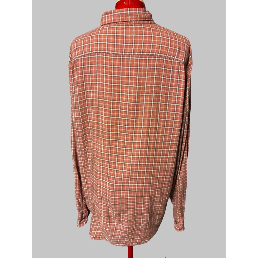 Faherty Women’s Pink Plaid Longsleeve Size XXL - Picture 4 of 7